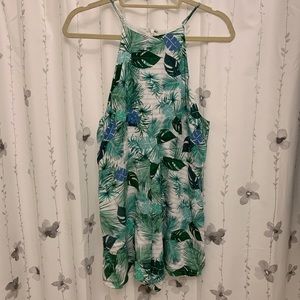 Darah Dahl Tropical Print Romper